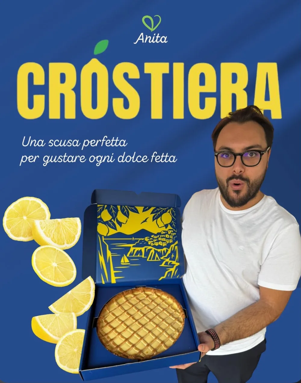 La Crostiera nella sua confezione, pronta da gustare da Anita