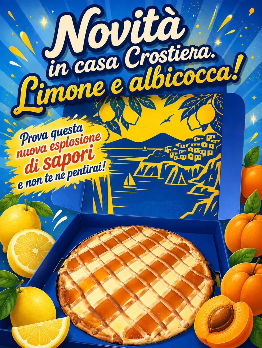 Novità Crostiera: nuovo gusto limone e albicocca